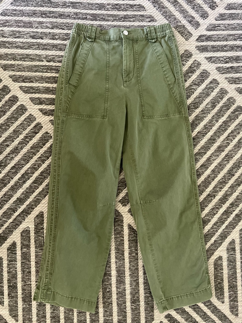 PILCRO XS Olive Green Utility Pants Excellent Condition